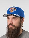 Бейсболка MITCHELL NESS арт. HP10368-NYKBLUE New York Knicks NBA (синий / черный)